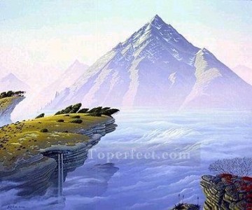 山 Painting - xdf016aE 現代の風景の山.JPG